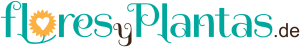 flores y plantas logotipo